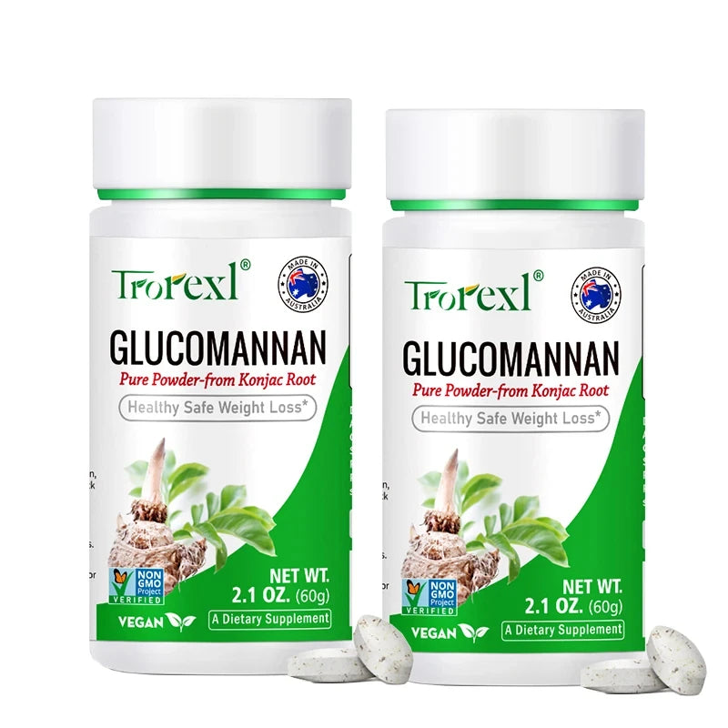 Pure Glucomannan Powder - Natural Appetite Control & Weight Support
