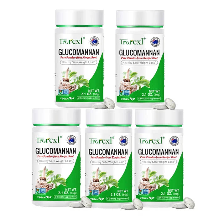 Pure Glucomannan Powder - Natural Appetite Control & Weight Support