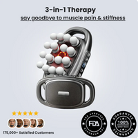 16-Head Deep Tissue Massage Gun - Relieve Pain & Boost Recovery Fast