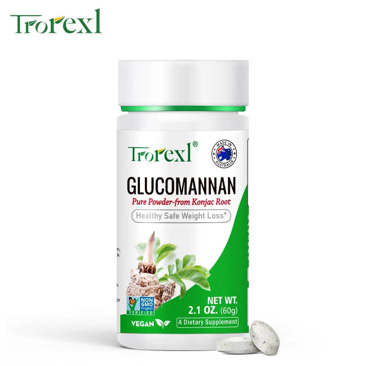 Pure Glucomannan Powder - Natural Appetite Control & Weight Support