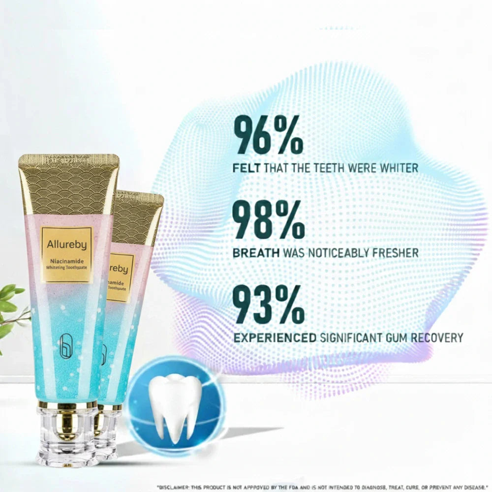 Niacinamide Whitening Toothpaste - Whiter Teeth, Fresh Breath