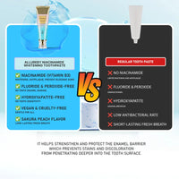 Niacinamide Whitening Toothpaste - Whiter Teeth, Fresh Breath